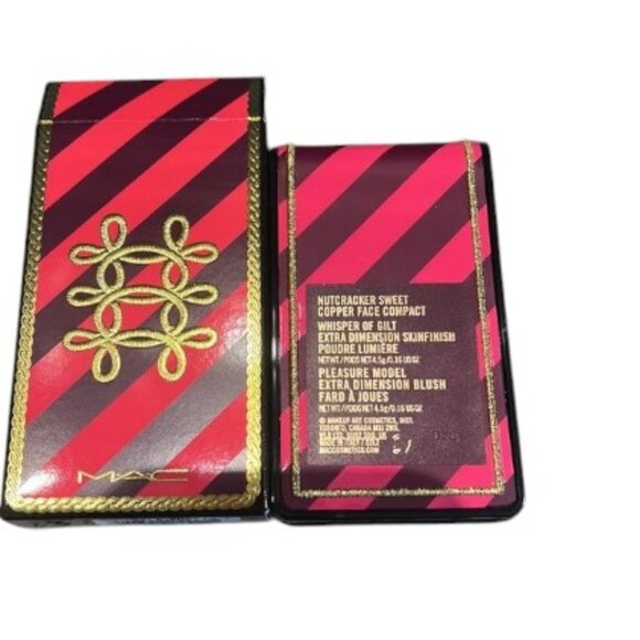 MAC Nutcracker Sweet Peach Face Compact NIB - Picture 3 of 4